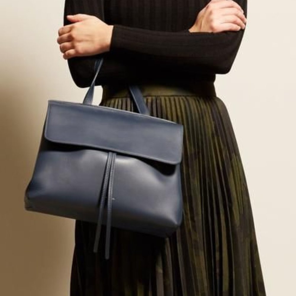Mansur Gavriel Lady Bag Blue Calf